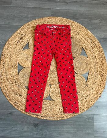 Pantalon rouge motif chien Babygap 5 ans