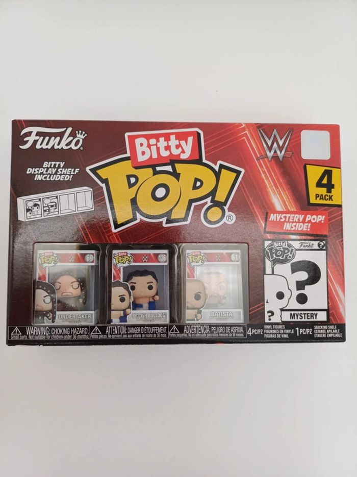 Funko Bitty Pop WWE – Mini figurines collectors – 4 par pack - photo numéro 4