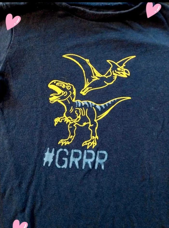 Tee shirt ML.T3ans dinosaures - photo numéro 2