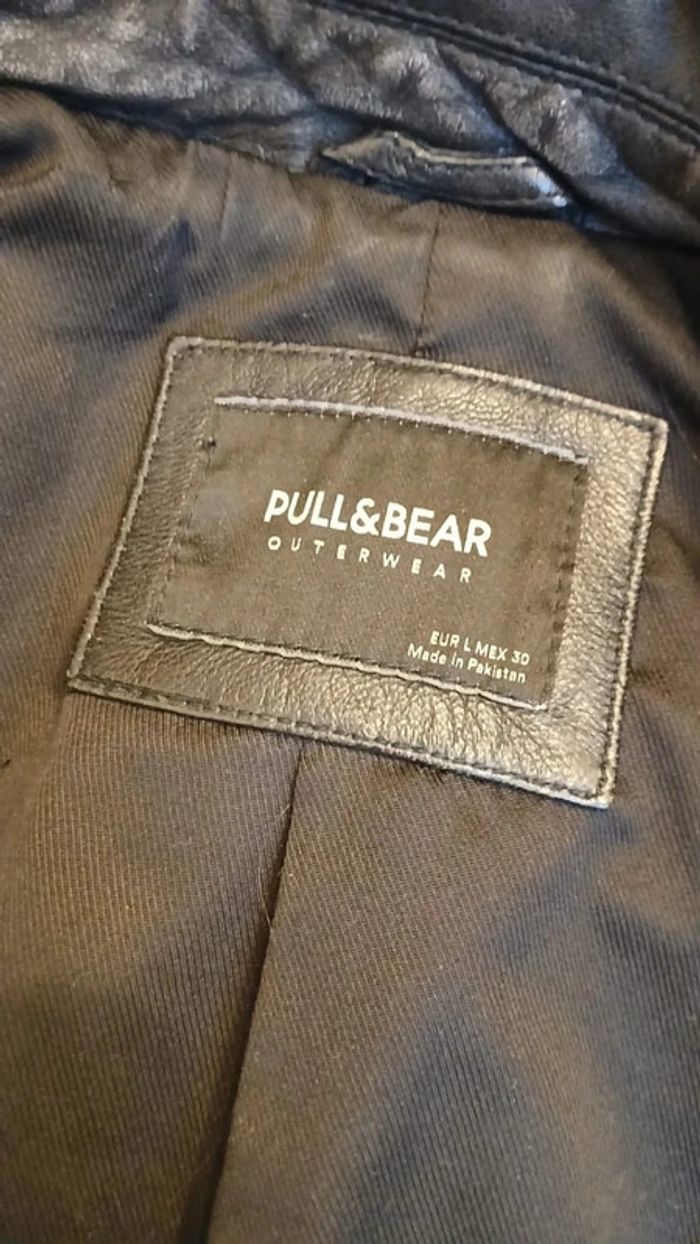 Perfecto en cuir Pull & Bear - photo numéro 8