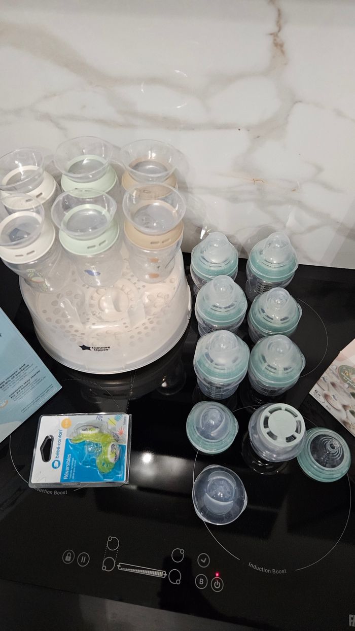 Lot biberons stérilisateur tommee tippee - photo numéro 9