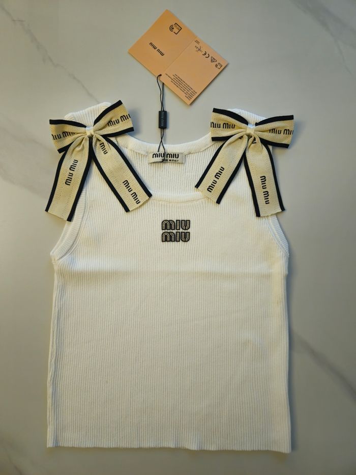 Débardeur Miu Miu noir - photo numéro 4