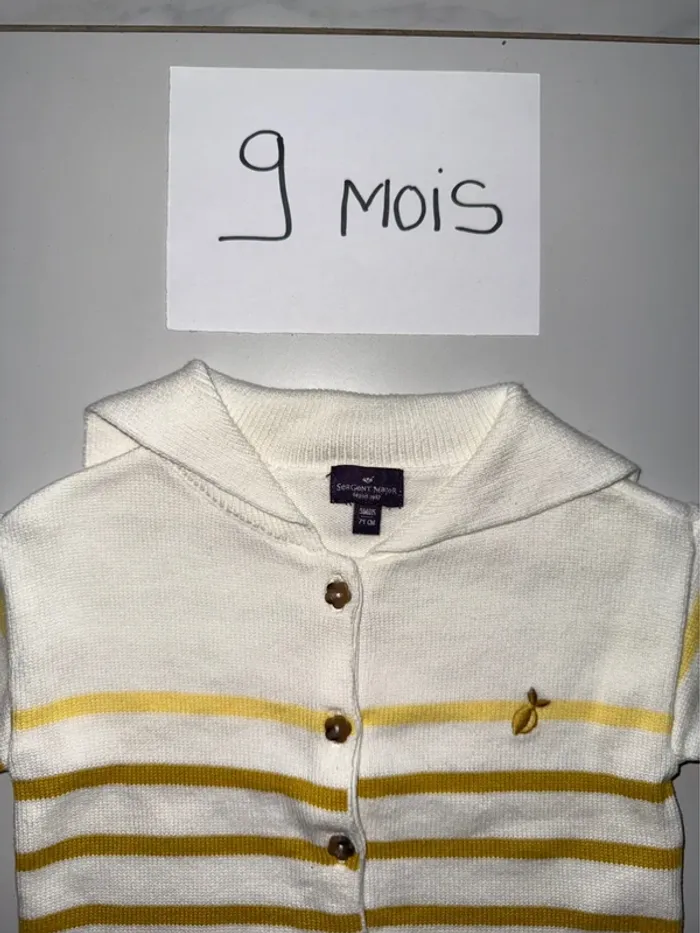 Gilet sergent major 9 mois - photo numéro 2