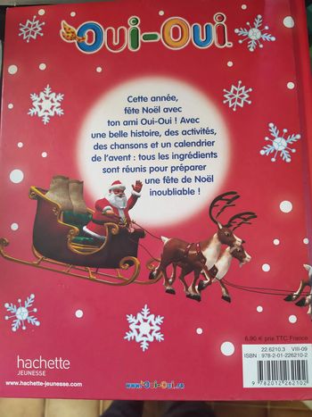 Livre de Noël Oui Oui