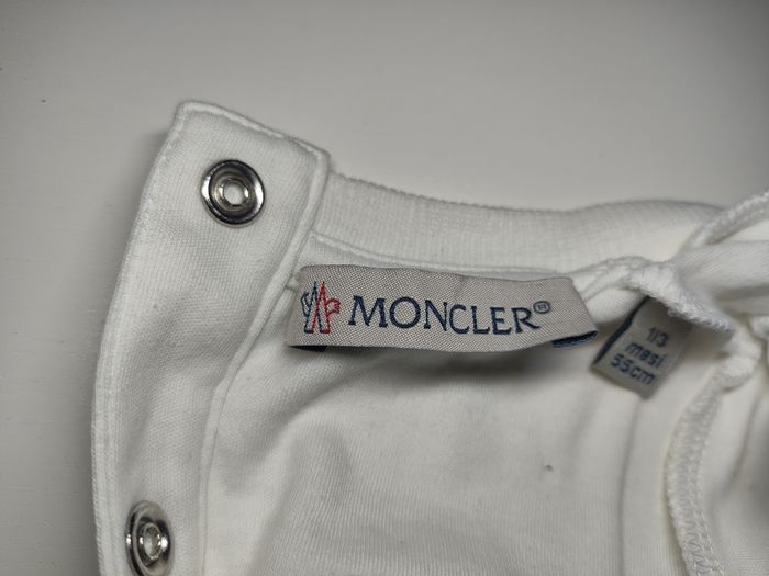 Moncler 1 à 3 mois 55 cm Blanc Tricolore - photo numéro 6