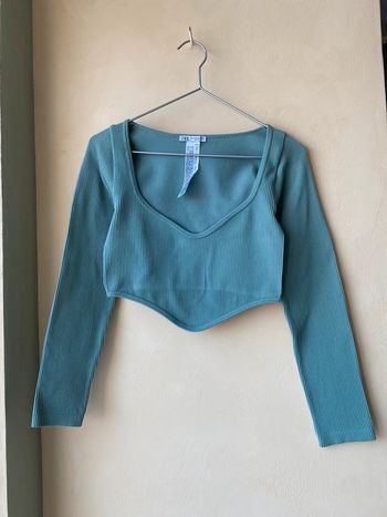 Crop top vert pastel Zara M/L