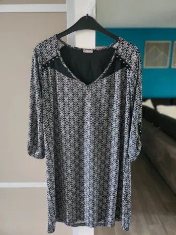 Robe blouse tunique manches 3/4 taille 40 formul en excellent état