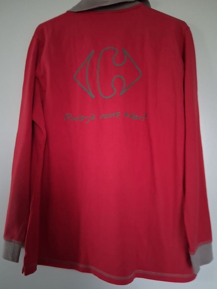 Sweat shirt "carrefour " rouge " t- 2XL " - photo numéro 2