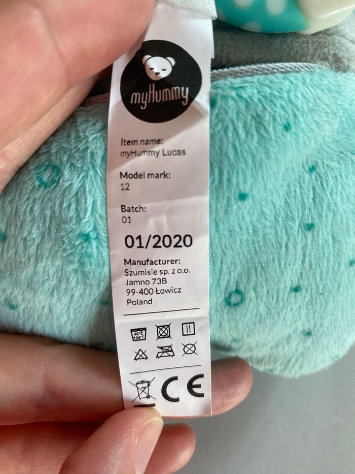 Peluche My Hummy Lucas - photo numéro 2