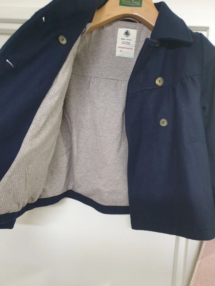 Manteau Caban laine Petit Bateau 10 ans