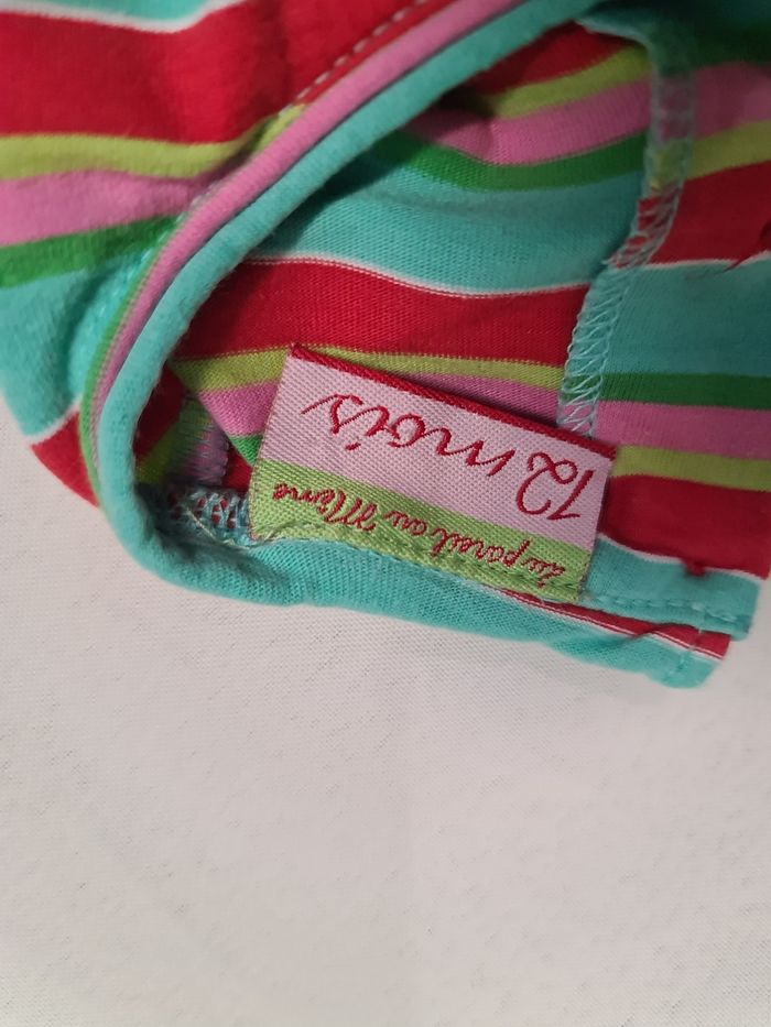 Haut fille rayé couleurs vives - photo numéro 4