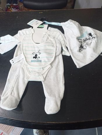 Ensemble naissance mickey 0 1 mois