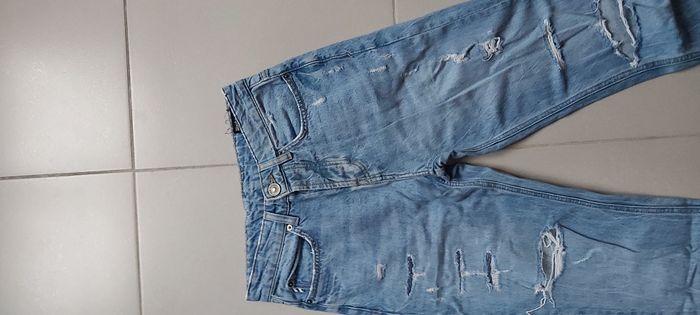Jeans straight troué 34 - photo numéro 2