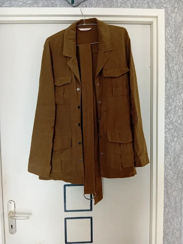 Veste Camaïeu kaki taille L - photo numéro 4