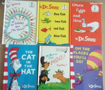 Super lot 9 livres anglais Dr SEUSS TBE