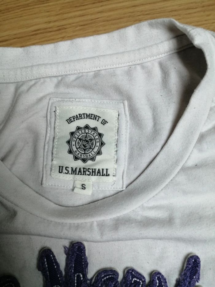 Lot de 2 tee shirt US Marshall Taille S - photo numéro 4