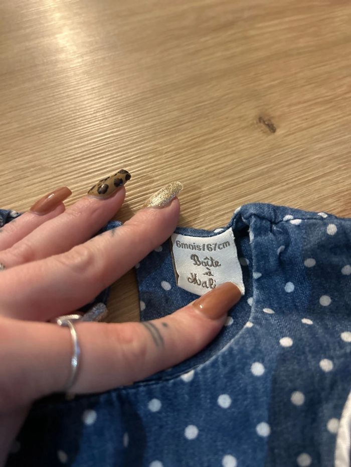 Robe jean à pois - photo numéro 3