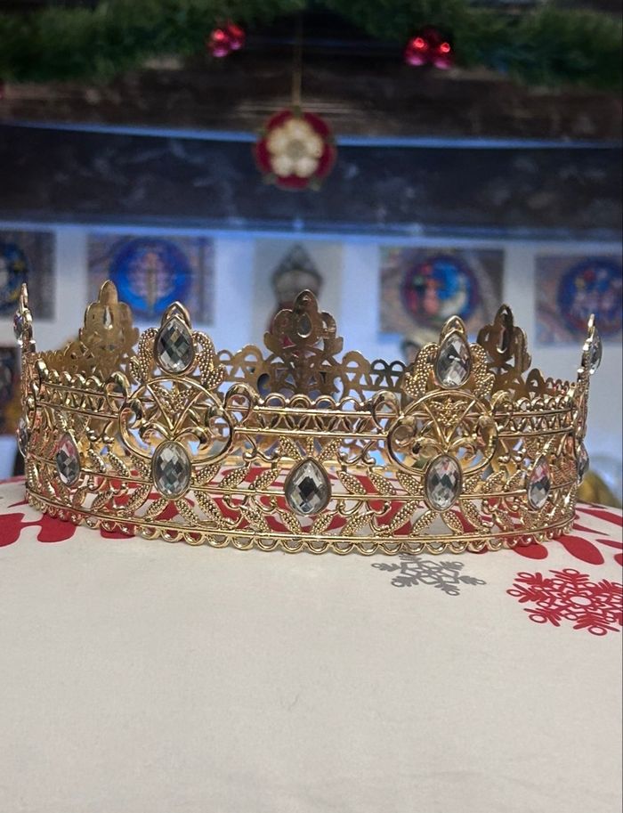 Couronne en métal, cosplay ou épiphanie - photo numéro 10