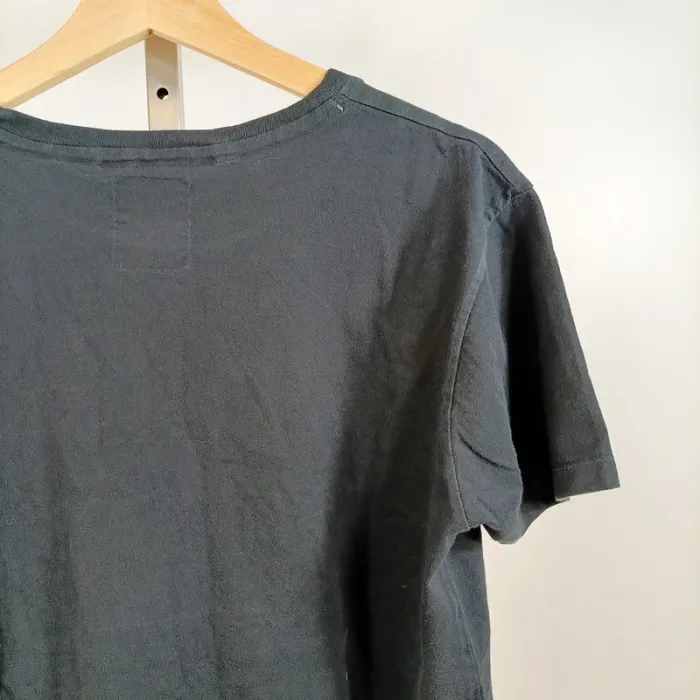 Tshirt noir imprimé USA Harry Landers Taille M homme A872 - photo numéro 6
