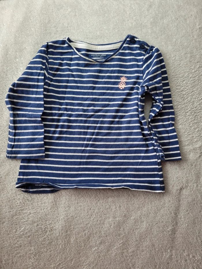 Tee-shirt manches longues 12 mois 74 cm