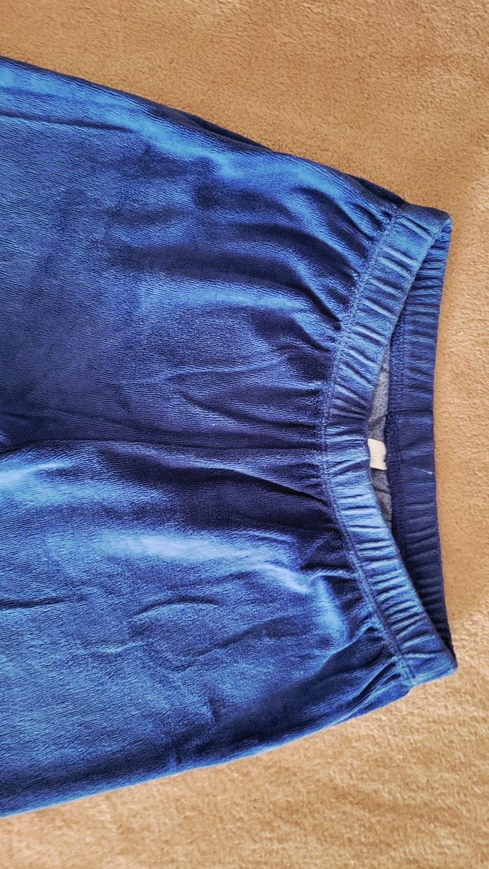 Pyjama en velours bleu marine fusée taille 6-7 ans - photo numéro 8