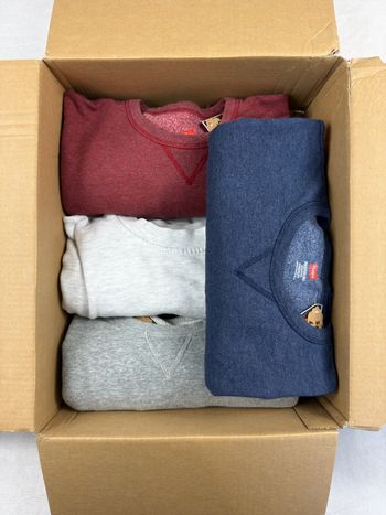 LOT REVENDEUR | Sweat couleur uni | Grade B | Marque MIX