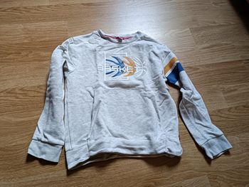 Sweat gris, Okaïdi, 10 ans