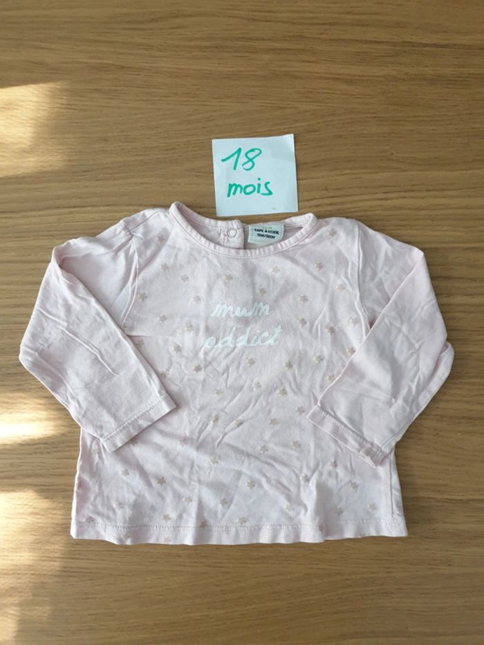 Tee-shirt manches longues étoiles