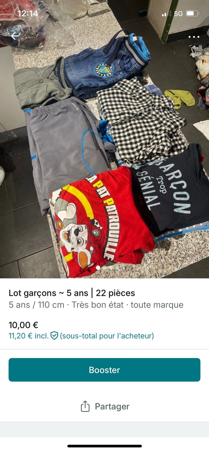 Gros lot 4/5 ans garçons / 61 pièces - photo numéro 2