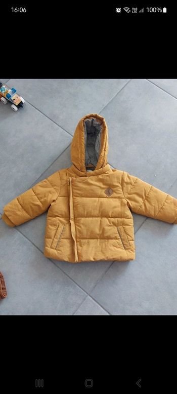 Doudoune chaude, 18M 80 cm, en TBE obaibi