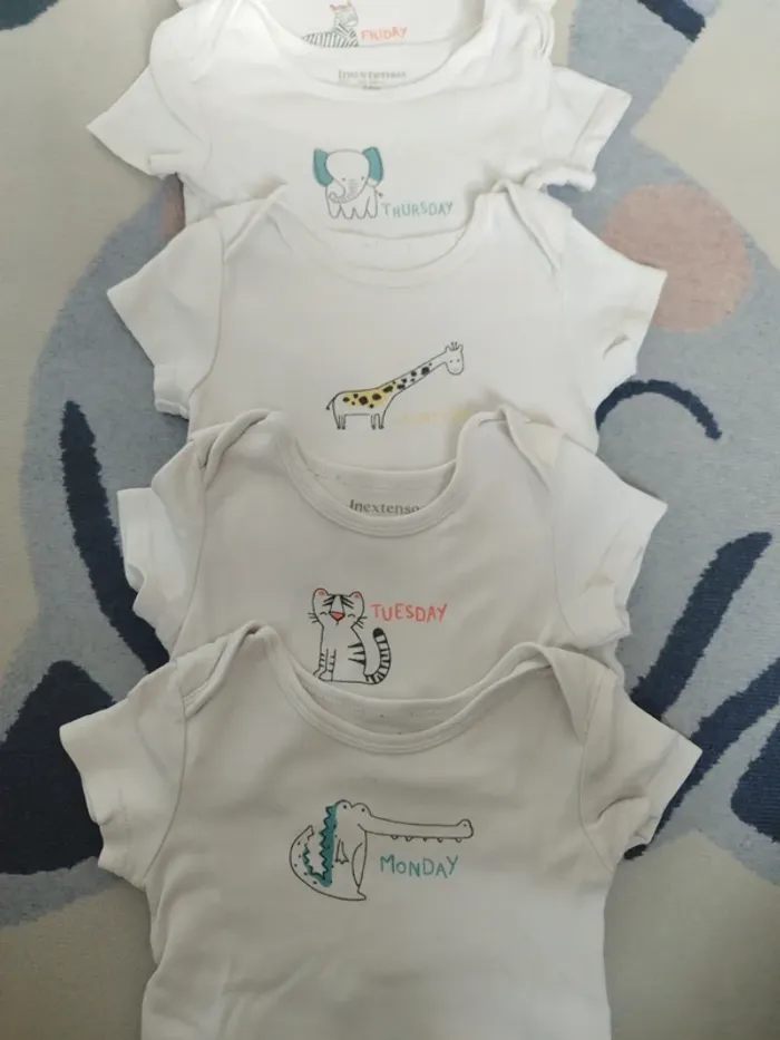 Bodies bébé manches courtes - photo numéro 5