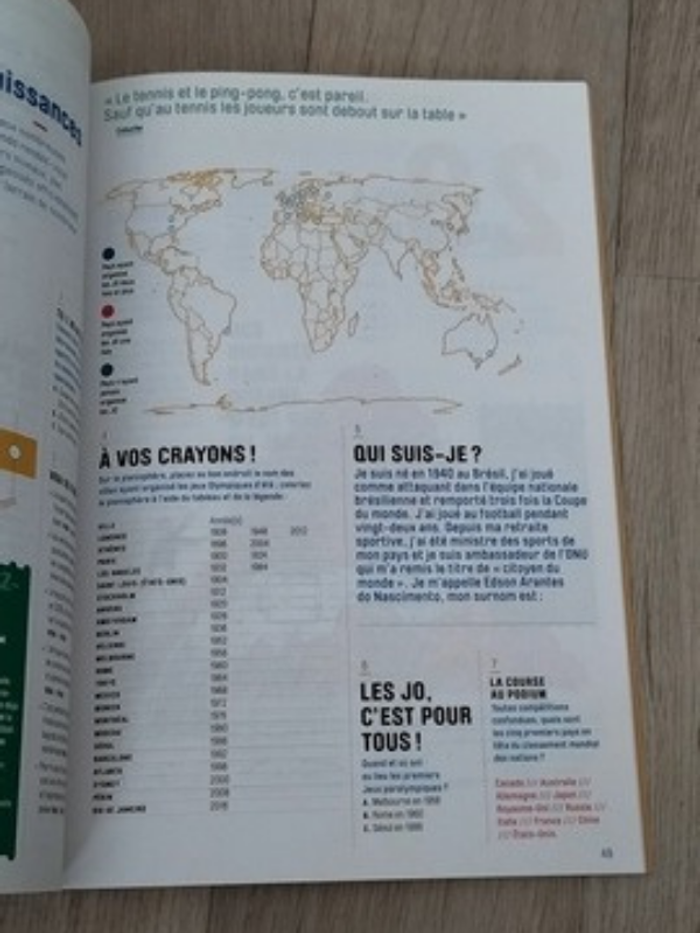 Revue Le monde HS Grand quiz junior le dessous des cartes - photo numéro 8