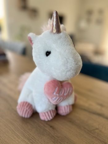 Peluche licorne 