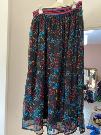 Jupe fleurie longue Promod