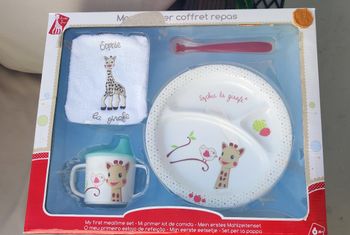 Coffret repas bébé Sophie la girafe