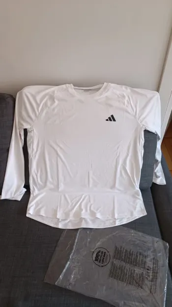 Maglia tecnica Adidas bianca