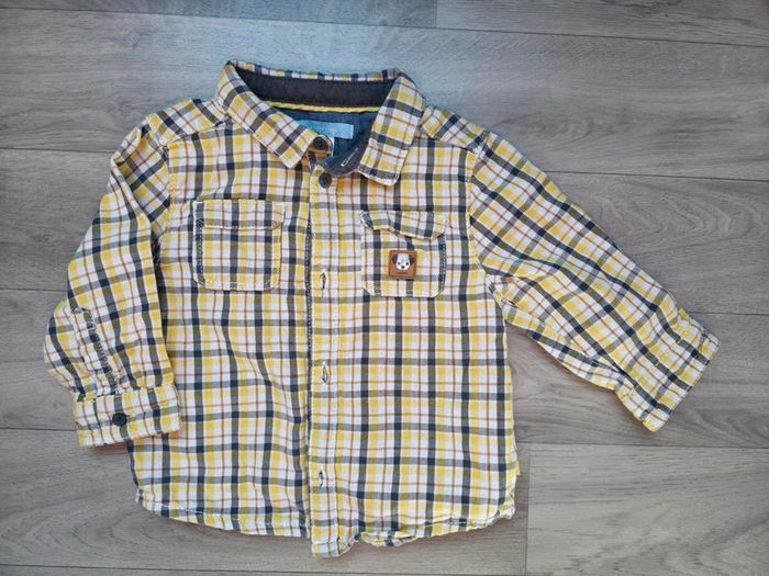 Chemise manches longues 12 mois