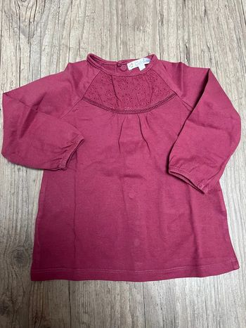 Teeshirt manches longues Kitchoun taille 12 mois