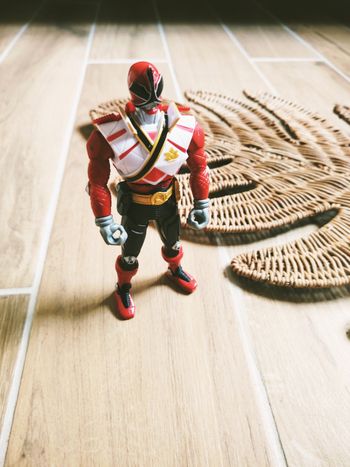 🙅 Power rangers Samurai- Figurine auto morphing /transformable du ranger rouge - marque Bandai