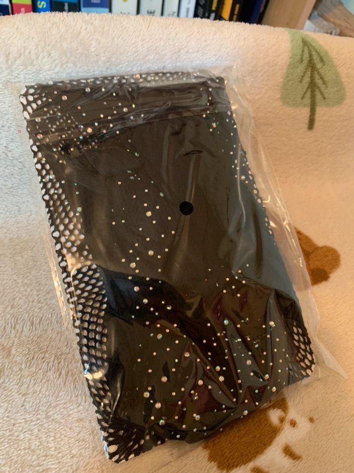 Collants serpents résilles et strass • Taille unique - photo numéro 3