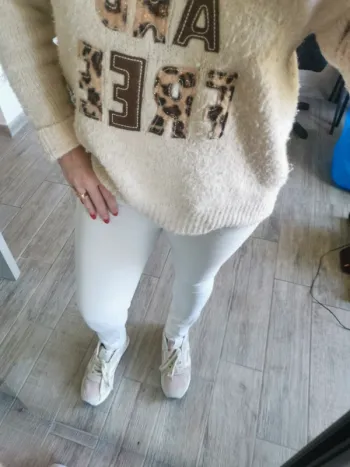 Jean blanc Zara