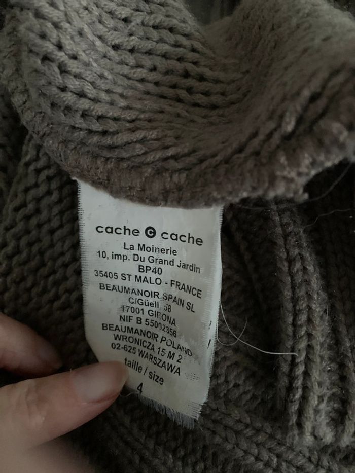Veste en laine cache cache T42 - photo numéro 6