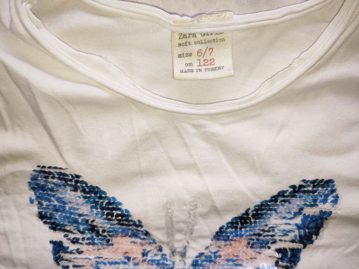 T-shirt fille 6-7 ans / Zara girl - photo numéro 2