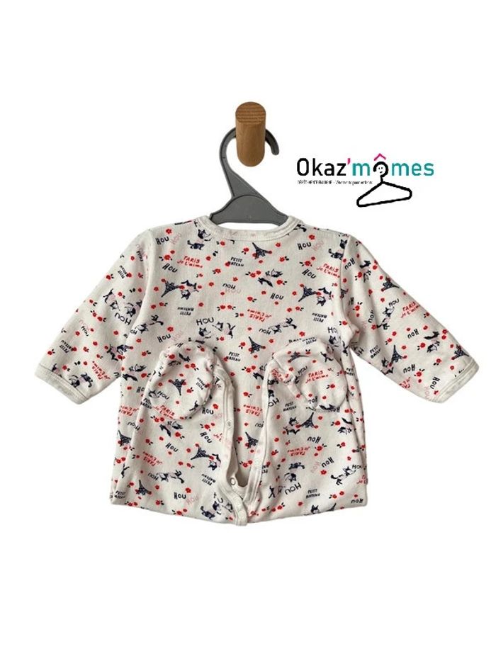 Pyjama / dors-bien "Paris je t'aime" - Petit Bateau 6 mois (67cm) - photo numéro 5