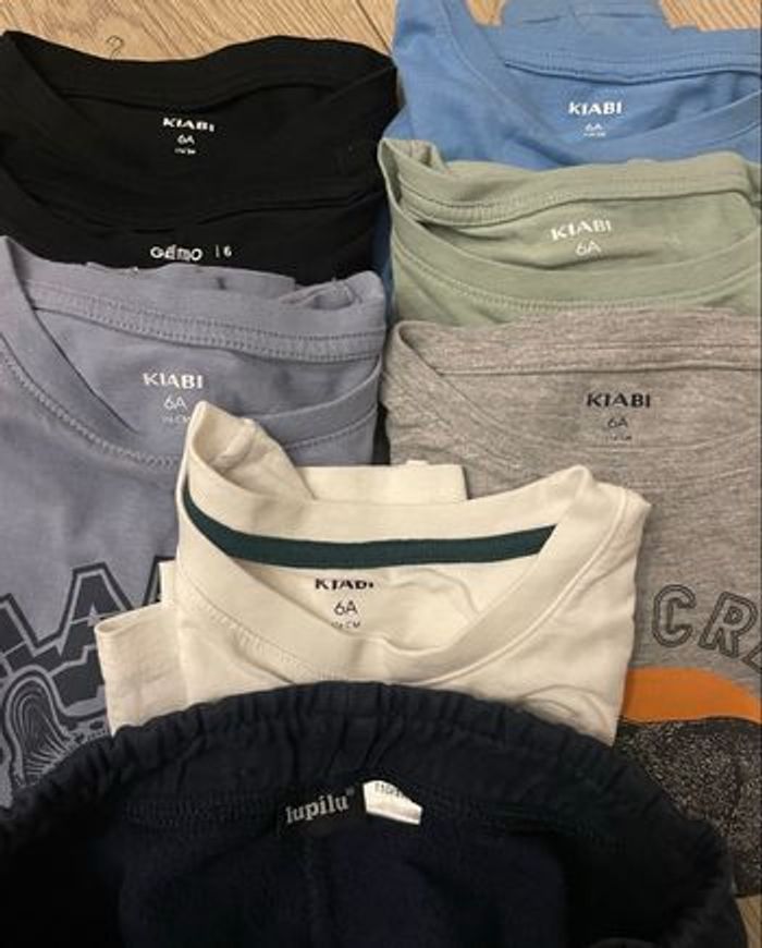 Lot 8 tee shirts manches longues +1 jogging - photo numéro 3