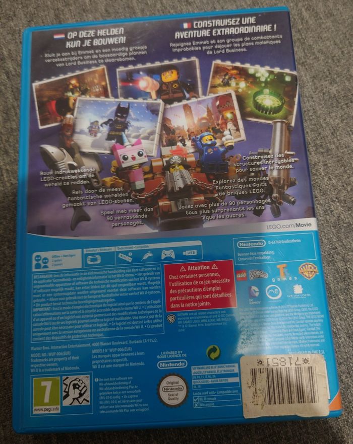 Lego movie wii u - photo numéro 3
