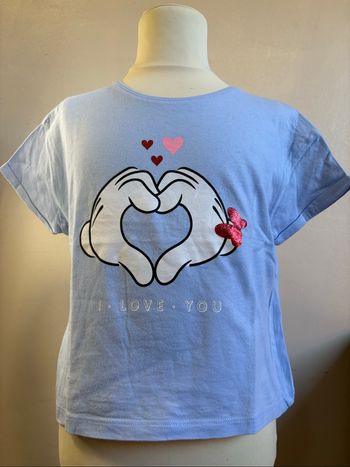 T-shirt fille taille 128