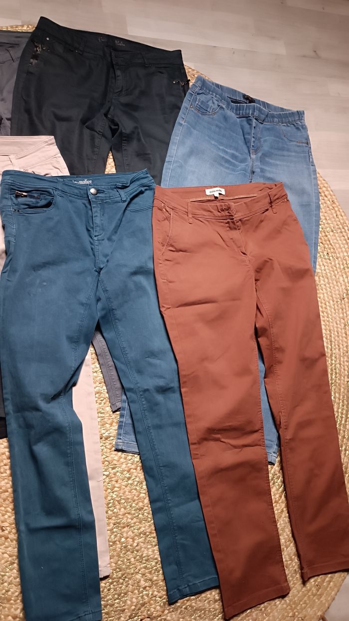 Lot de 7 jeans grain de malice GDM taille 38 femme - photo numéro 9