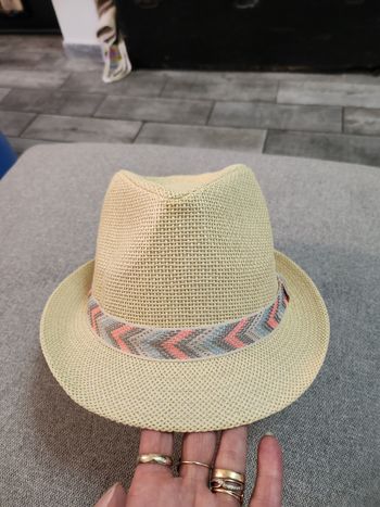 Chapeau en paille elisa ajustable achetée chez botanic neuf