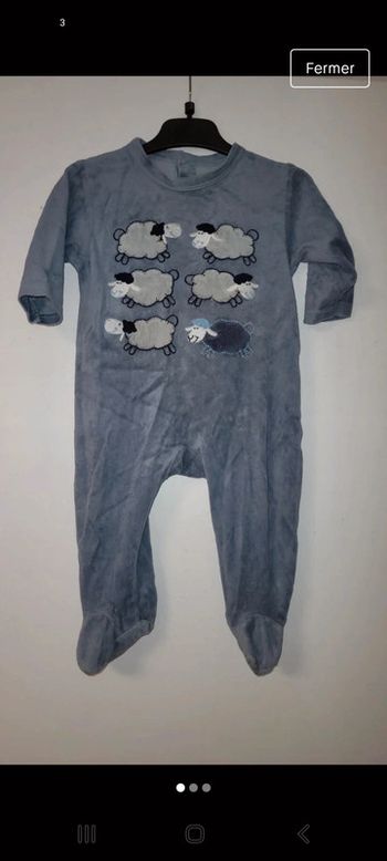 Grenouillère garçon 12 mois